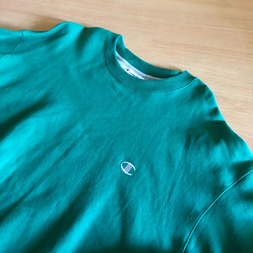 Green Champion Sweater